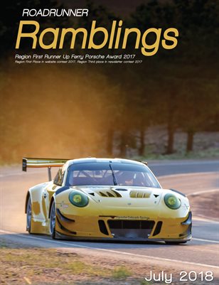 Roadrunner Ramblings, July 2018