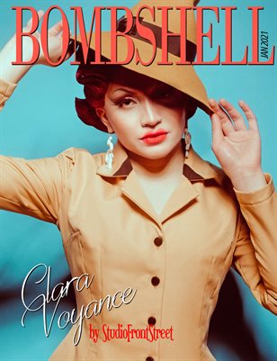 BOMBSHELL Magazine January 2021 - Clara Voyance Cover