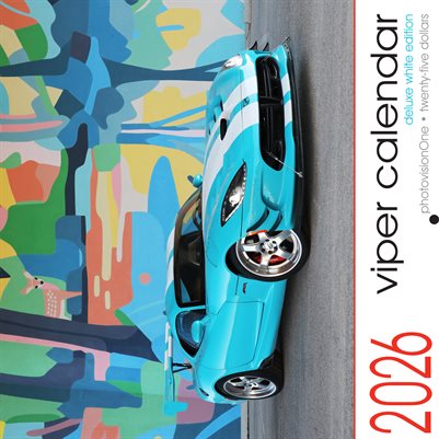 2026 Viper Calendar - Deluxe White Edition