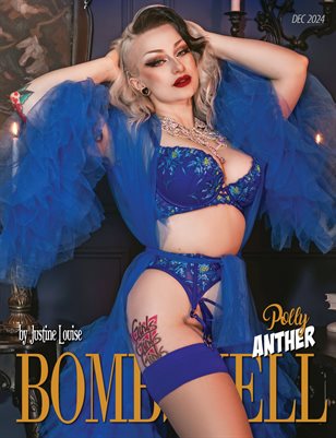 BOMBSHELL Magazine December 2024 REGULAR ISSUE - Polly Anther Cover