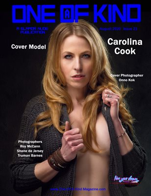 ONE OF A KIND MAGAZINE - Cover Model Carolina Cook - August 2020