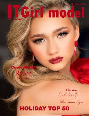It Girl Model Magazine Holiday Top 50 Issue 12 Volume 10 2023