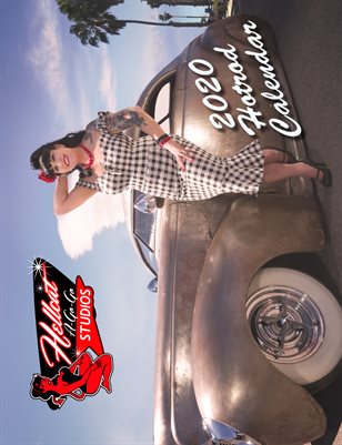 Hellcat A-Go-Go Studios 2020 Hotrod Calendar