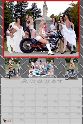 Michelle Miss August 2015 poster
