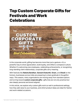 Custom Corporate Gifts 