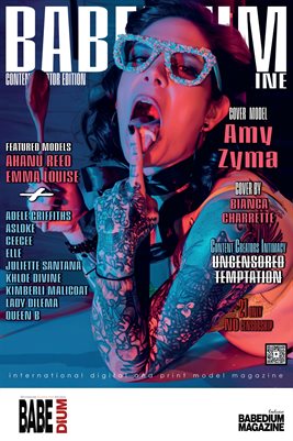 AMY ZYMA CONTENT CREATOR EDITION - BABEDIUM MAGAZINE COVER POSTER