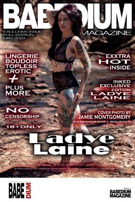 LADYE LAINE - BABEDIUM MAGAZINE COVER POSTER