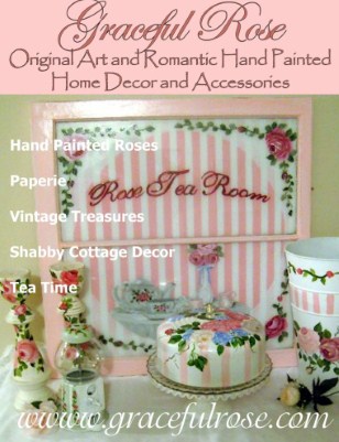 Original Art and Romantic Hand Painted Home Decor and Accessories