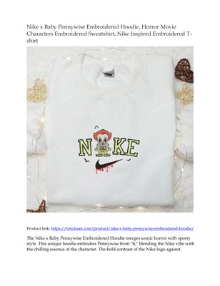 Nike x Baby Pennywise Embroidered Hoodie