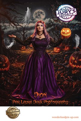 Couverture coup de coeur du jury de Wonderland Pin-up 2025/2026