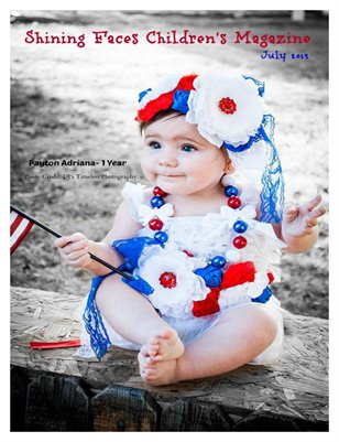 Payton Adriana Front Cover & Ella Grace back cover. July 2013