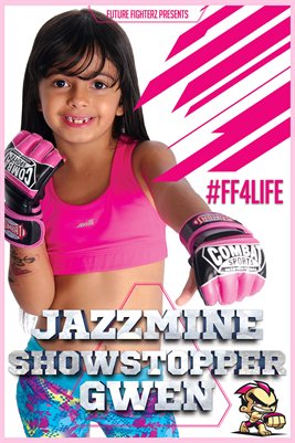 Jazzmine Gwen Pink Stripes - Poster