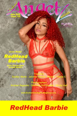 ENCHANTED ANGELZ MAGAZINE COVER POSTER - Cover Model RedHead Barbie