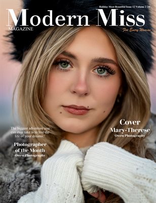 Modern Miss Magazine Holiday Most Beautiful Issue 12 Volume 2 24'