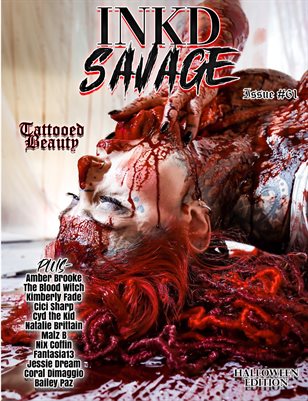 Inkd Savage Magazine Issue #61 - Halloween Edition - Tattooed Beauty