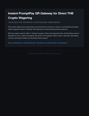 Instant PromptPay QR Gateway for Direct THB Crypto Wagering