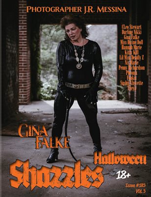 Shazzles Halloween Issue #183 VOL 3 Cover Model Gina Falke