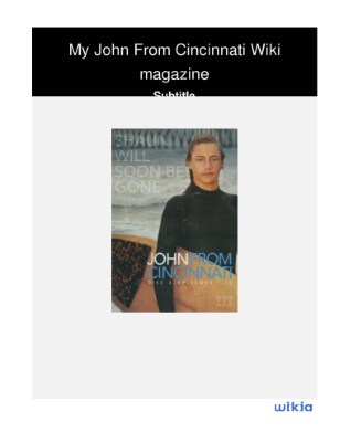 My John From Cincinnati Wiki magazine (3)