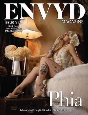 ENVYD Magazine Issue 578 February Implied Boudoir