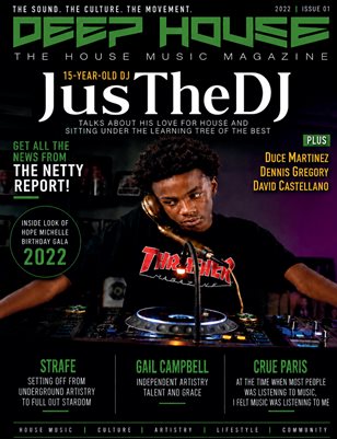 Deep House Magazine "JusTheDJ" ISSUE 1