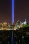 New York 911 Tribute lights