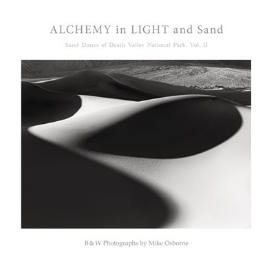 Death Valley Sand Dunes in Black and White