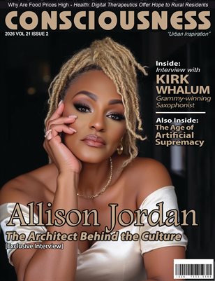 Allison Jordan Featured on Cover of Consciousness Magazine