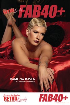 2025, Retro Lovely, Fab40+ VOL-01, Ramona Raven, Cover Poster