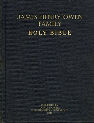Owen & Orr Family Bible