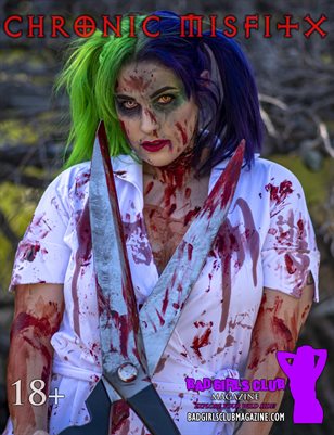 Chronic Misfitx - Crazy Green Blue Hair Evil Nurse with Scissors Gets Naughty Bloody & Attacks the Mad Doctor