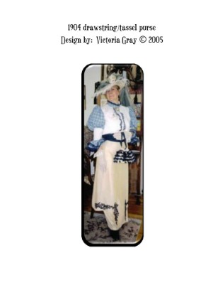 1904 Drawstring purse 