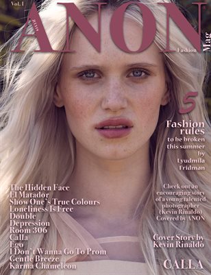 ANON Fashion Magazine JULY 19 Vol. I
