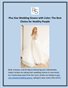 Plus Size Wedding Gowns with Color: The Best Choice for Healthy People