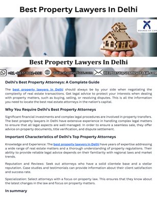best property lawyers in delhi