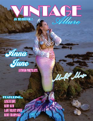 VINTAGE ALLURE MODEL MUSE ISSUE 9 VOL. 2 COVER MODEL ANNA JUNE