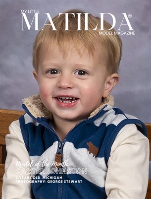Matilda Model Magazine Carter Johnston Cover Model