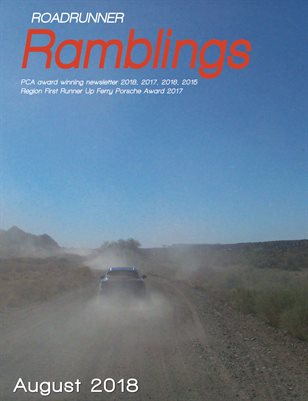 Roadrunner Ramblings, August 2018