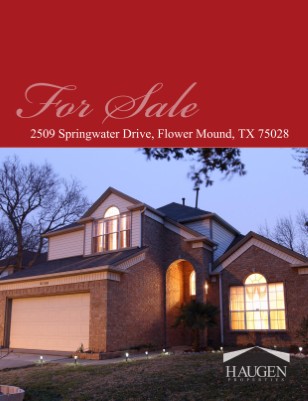 Haugen Properties 2509 Springwater Drive, Flower Mound, Texas