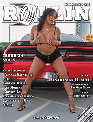Rollin Magazine - Issue 34 (Cover Model Panamanian Beauty)