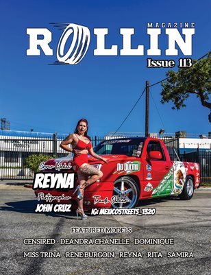 Rollin Magazine Issue 113 Cover Model Reyna 