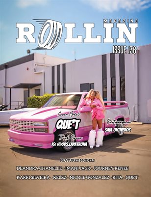 Rollin Magazine Issue 136 Cover Model Que'T