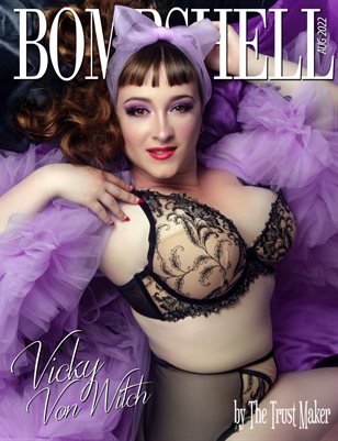 BOMBSHELL Magazine August 2022 BOOK 1 - Vicky von Witch Cover