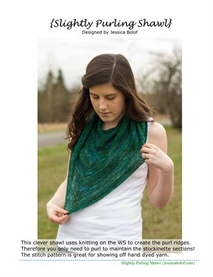 Slightly Purling Shawl