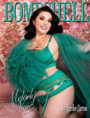 BOMBSHELL Magazine August 2022 BOOK 1 - Melody Noir Cover