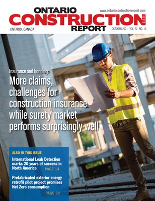 Ontario Construction Report (October 2021)