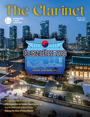 The Clarinet, Volume 53, Number 2 (March 2026)