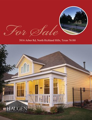 Haugen Properties - 5816 Arbor, North Richland Hills, TX 76180 