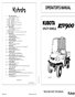 Kubota RTV 900 Utility Vehicle Diesel Operator Manual