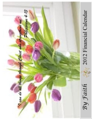 Floral Financial Calendar