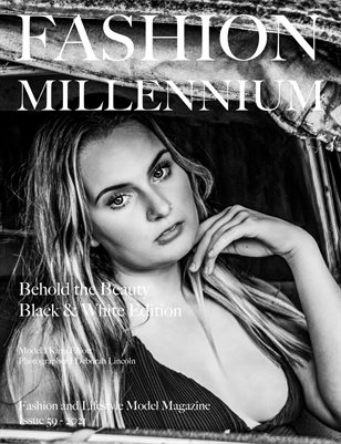 Fashion Millennium Model Magazine Black and White Edition 59